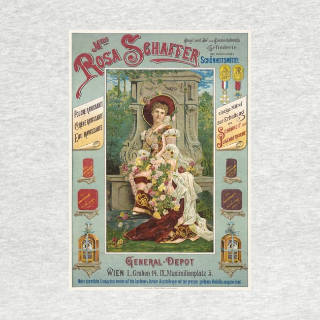 Madame Rose Schaffer Austria Vintage Poster 1890s by vintagetreasure